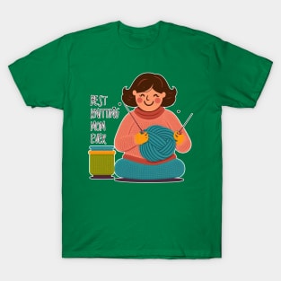 Best Knitting Mom Ever #5 T-Shirt